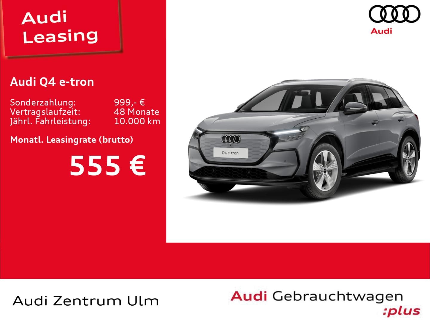 Bild über Audi Q4 SUV e-tron e-tron 150 kW - für weitere Informationen kontaktieren Sie den Audi Partner