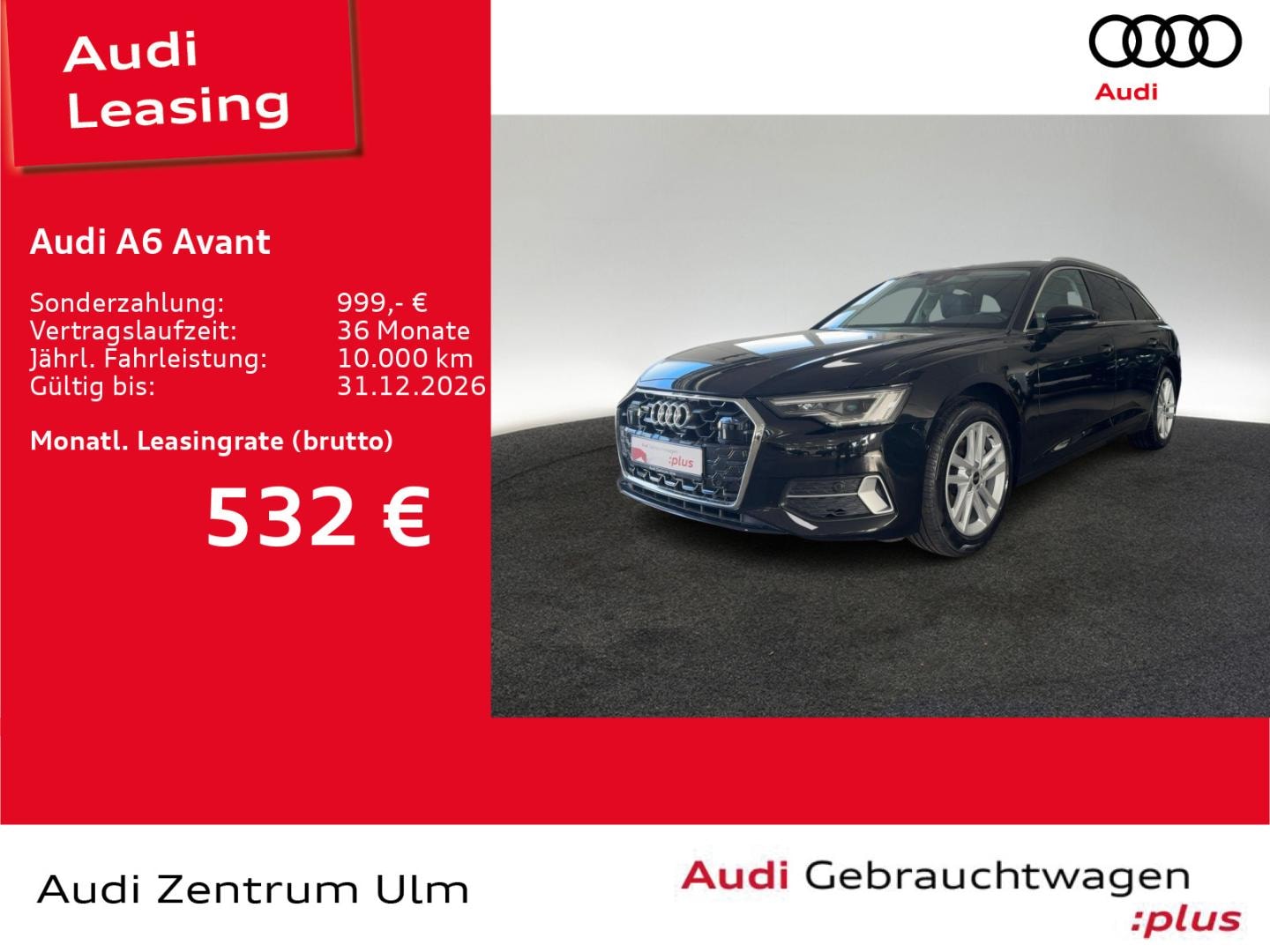 Bild über Audi A6 Avant advanced 40 TDI quattro S tronic - für weitere Informationen kontaktieren Sie den Audi Partner
