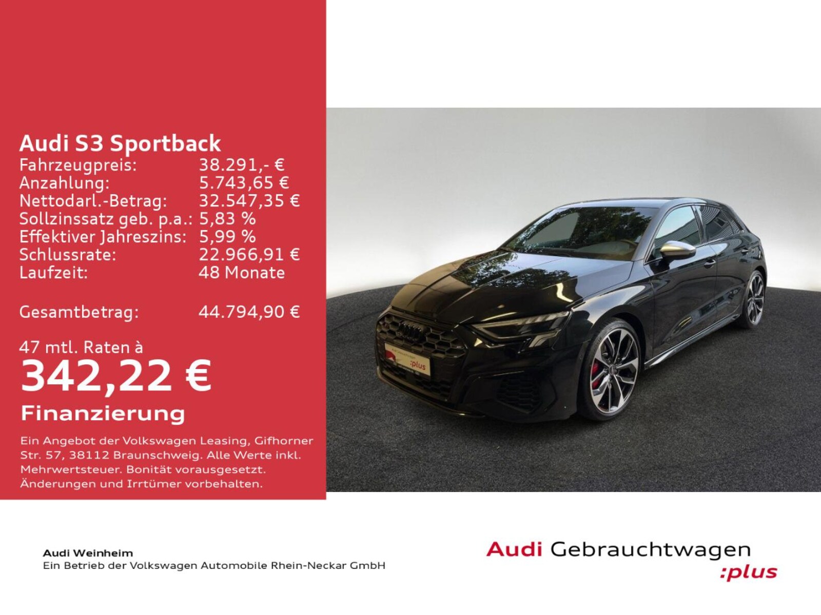 Audi S3 Sportback – Bild 2