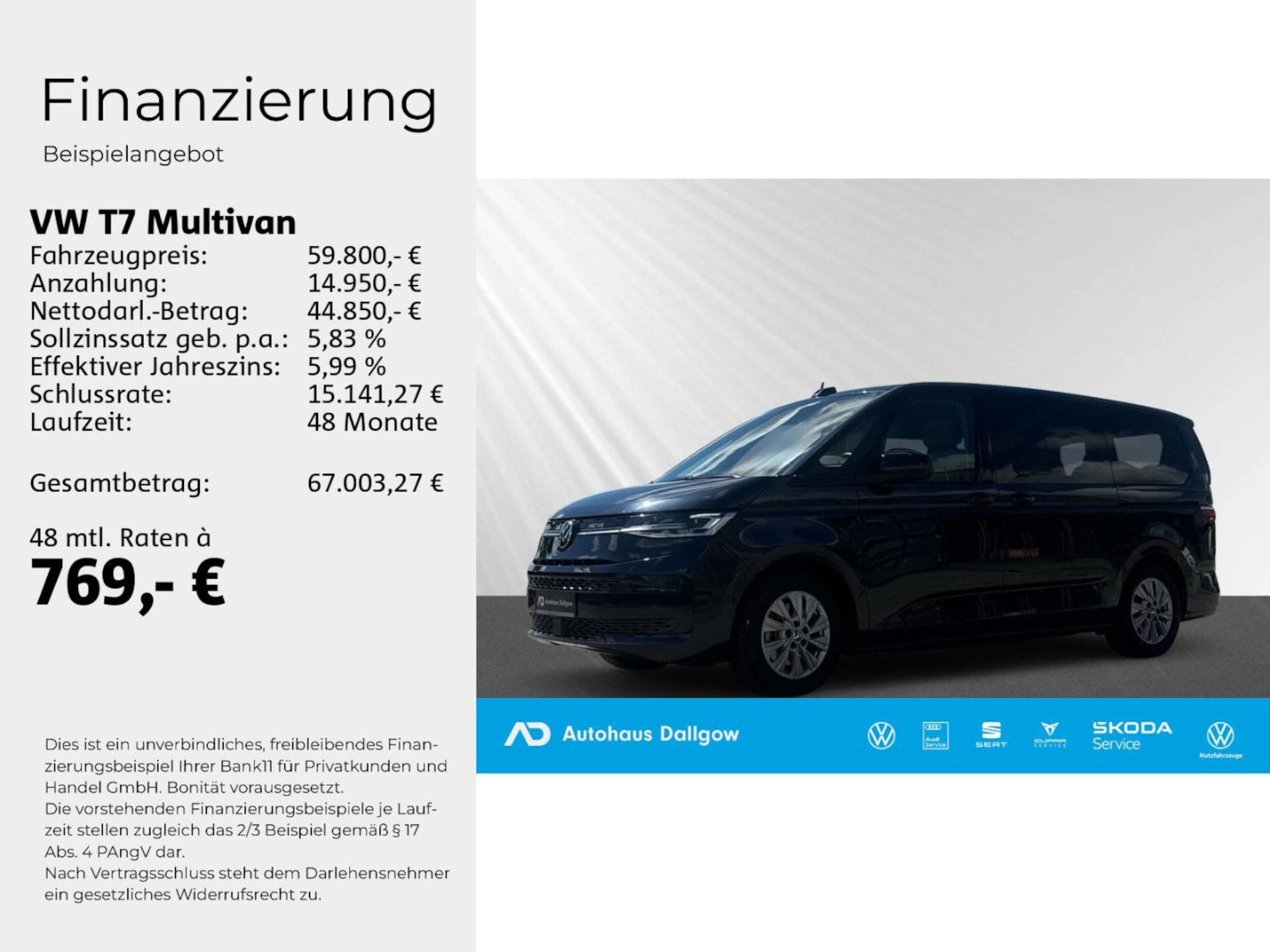 Volkswagen Multivan Langversion Life