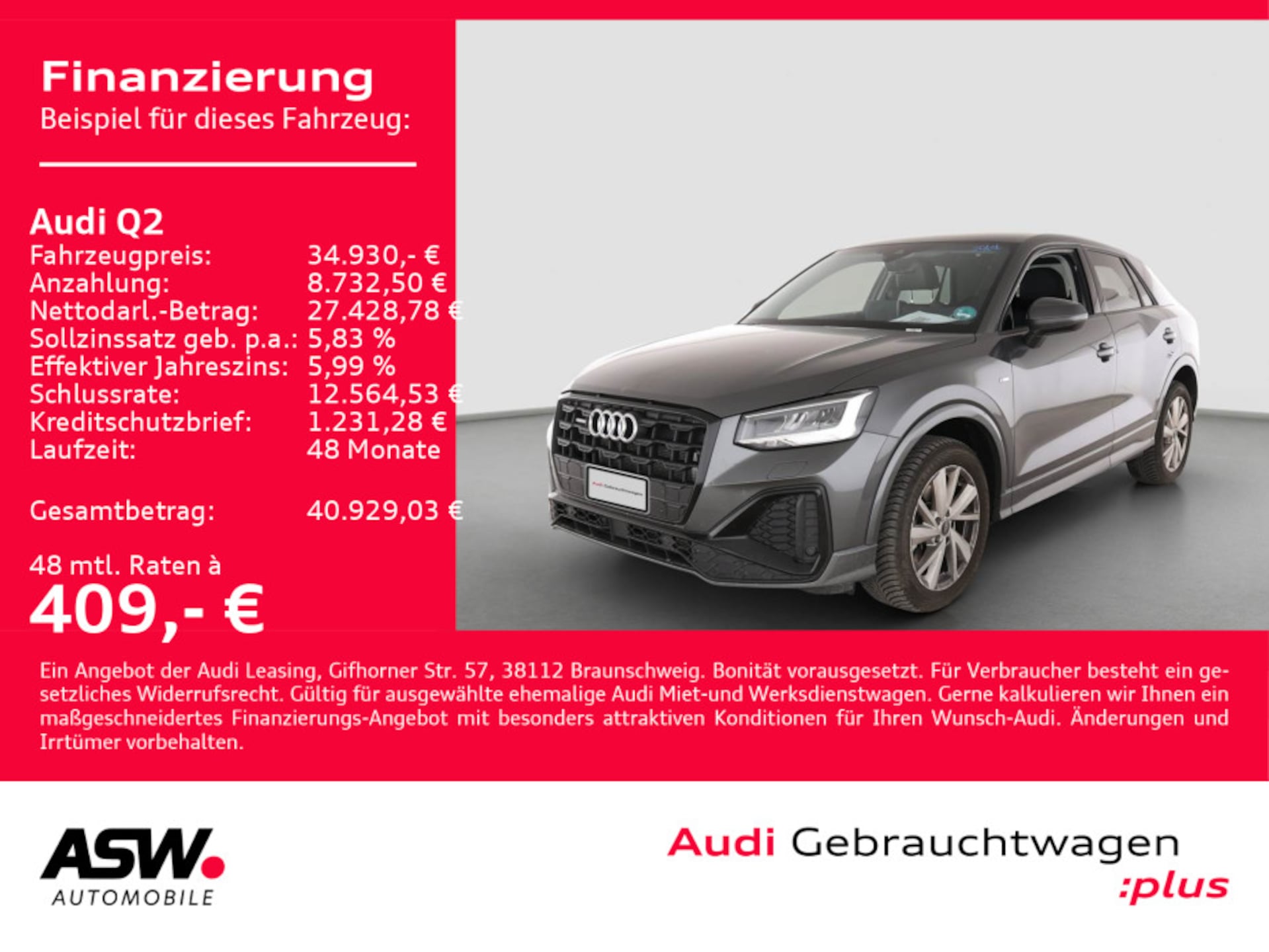 Audi Q2 S line