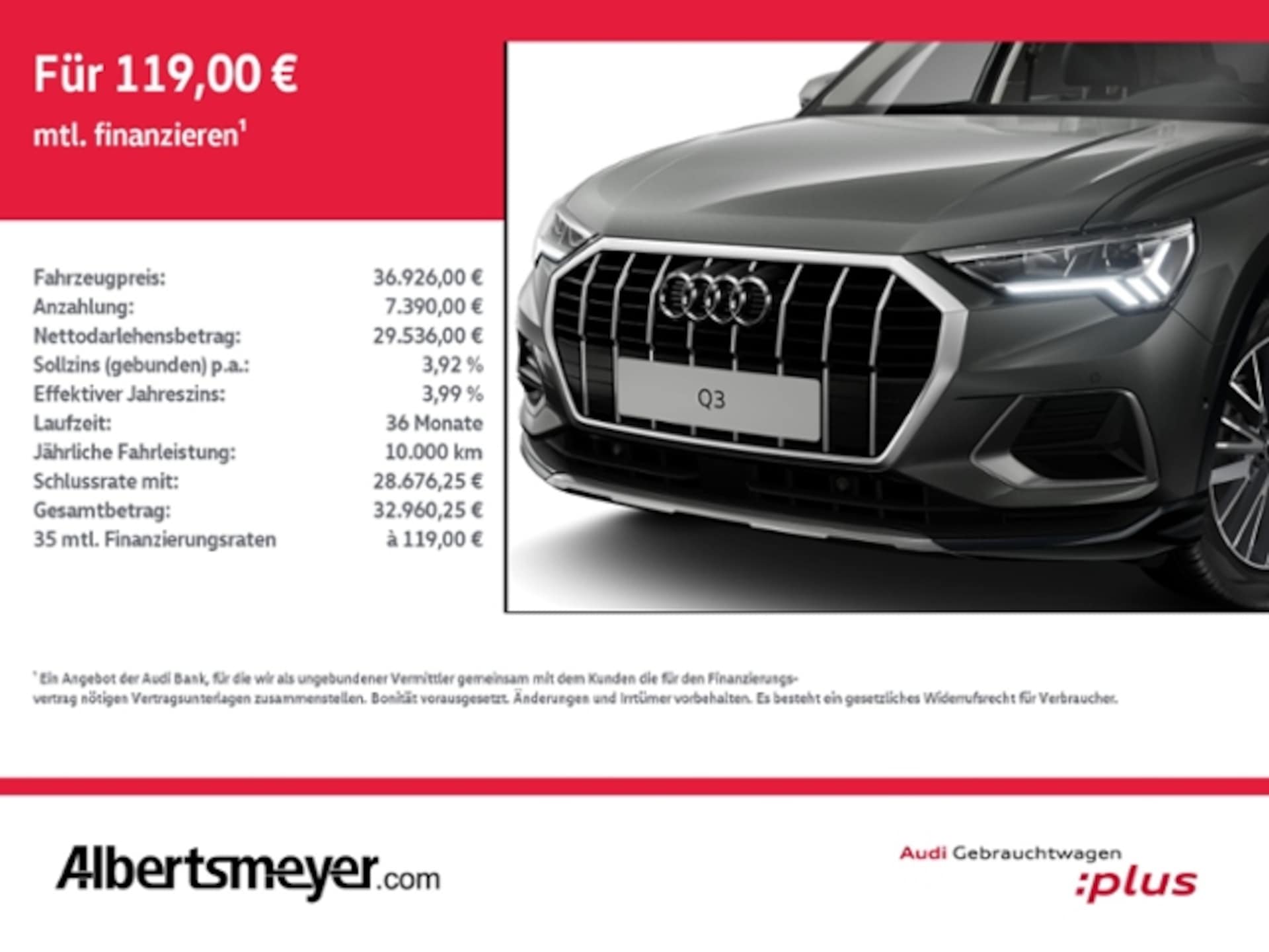 Audi Q3 SUV advanced