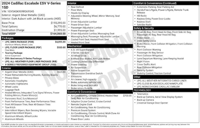 2024 Cadillac Escalade ESV V-Series - Photo 26