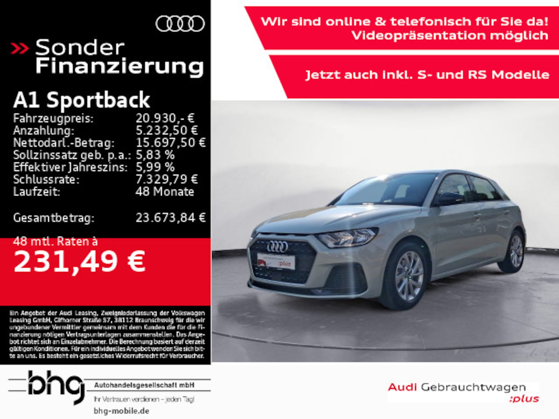Audi A1 Sportback Advanced