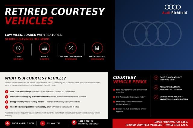 Used 2025 Audi New Q5 Sportback Premium Plus with VIN WA1EAAGU1S2043183 for sale in Richfield, Minnesota
