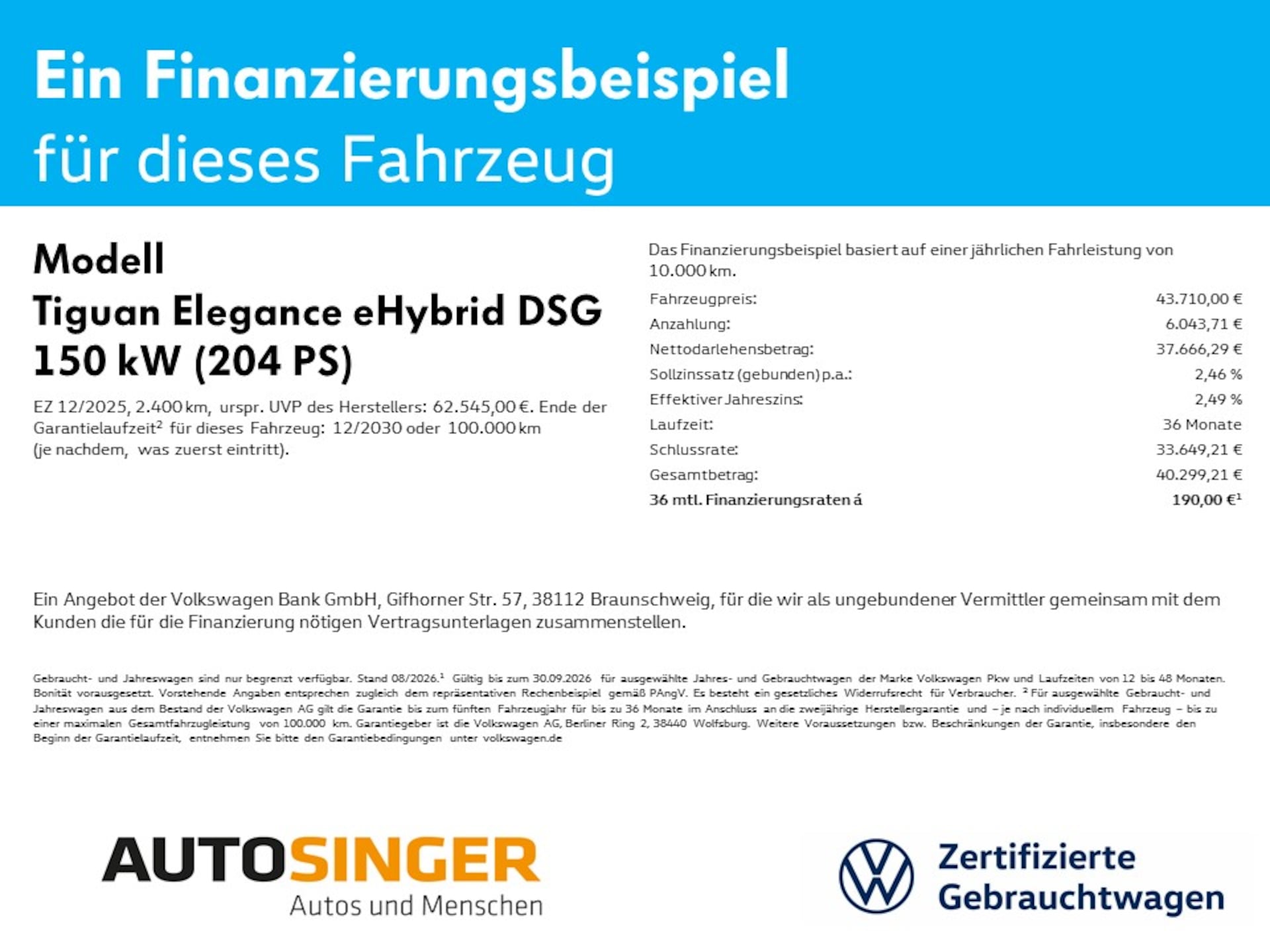 Volkswagen Tiguan Elegance