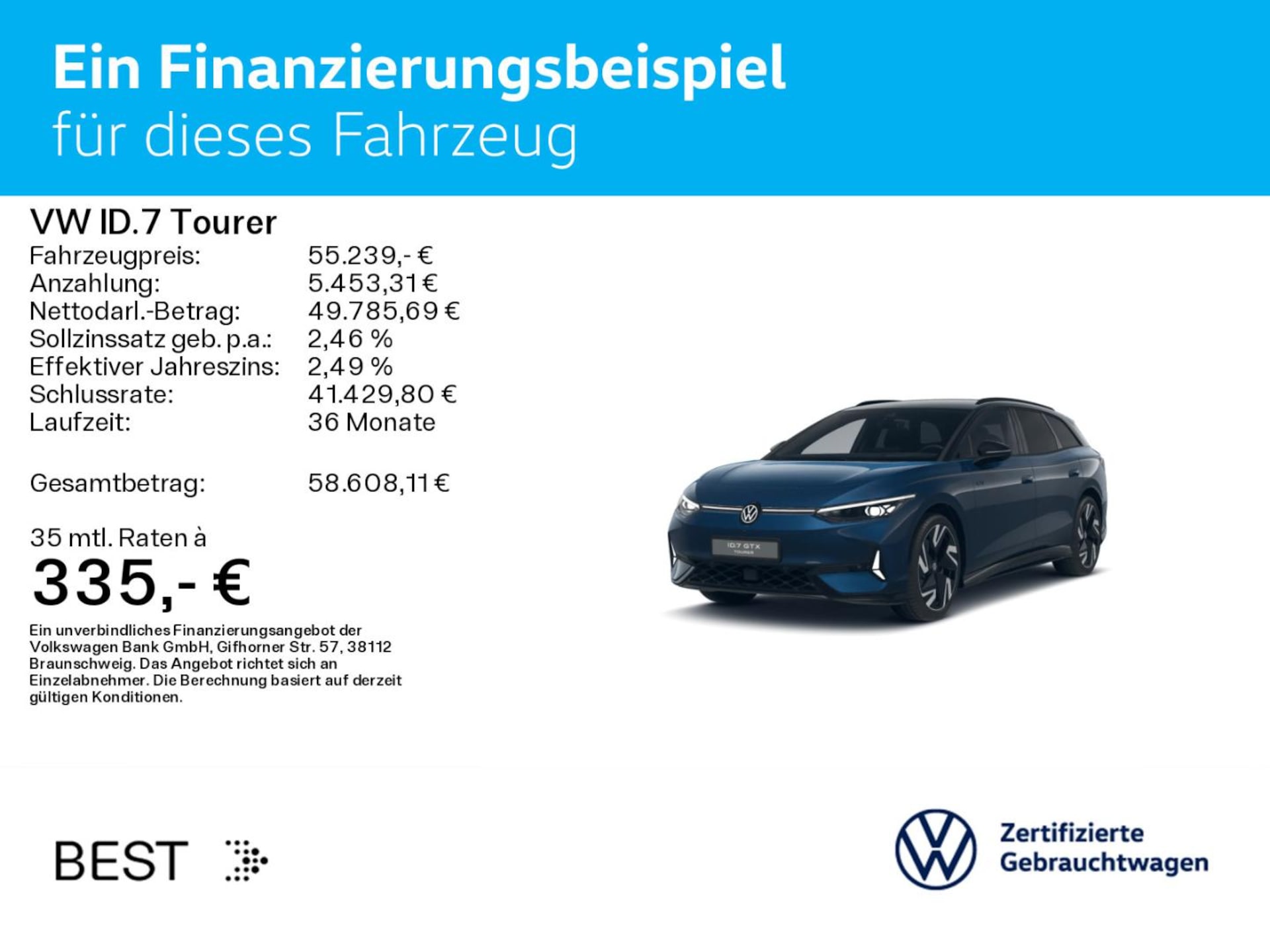 Volkswagen ID.7 Tourer GTX