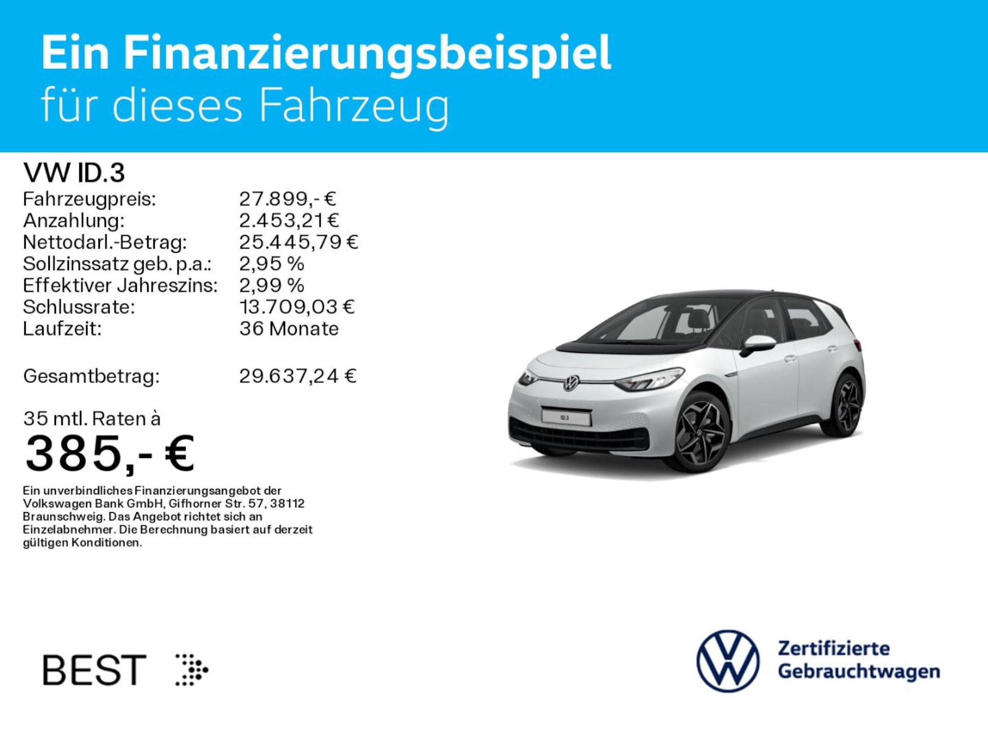 Volkswagen ID.3 Pro S