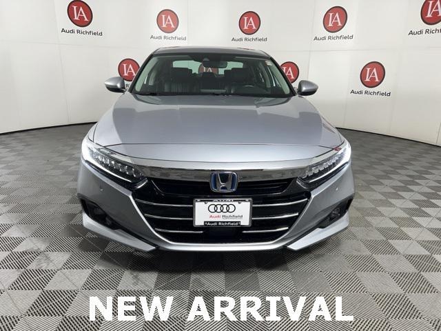 Used 2021 Honda Accord Hybrid EX-L with VIN 1HGCV3F50MA019555 for sale in Richfield, Minnesota