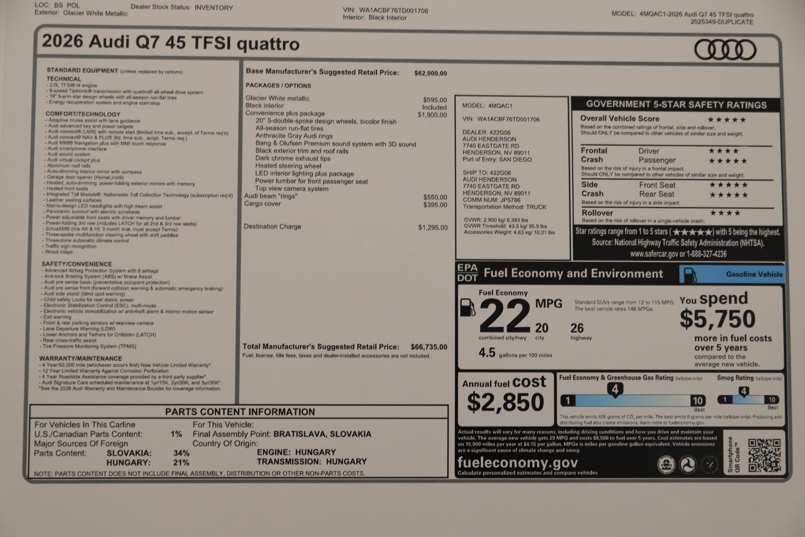 2026 Audi Q7 Premium - Photo 32