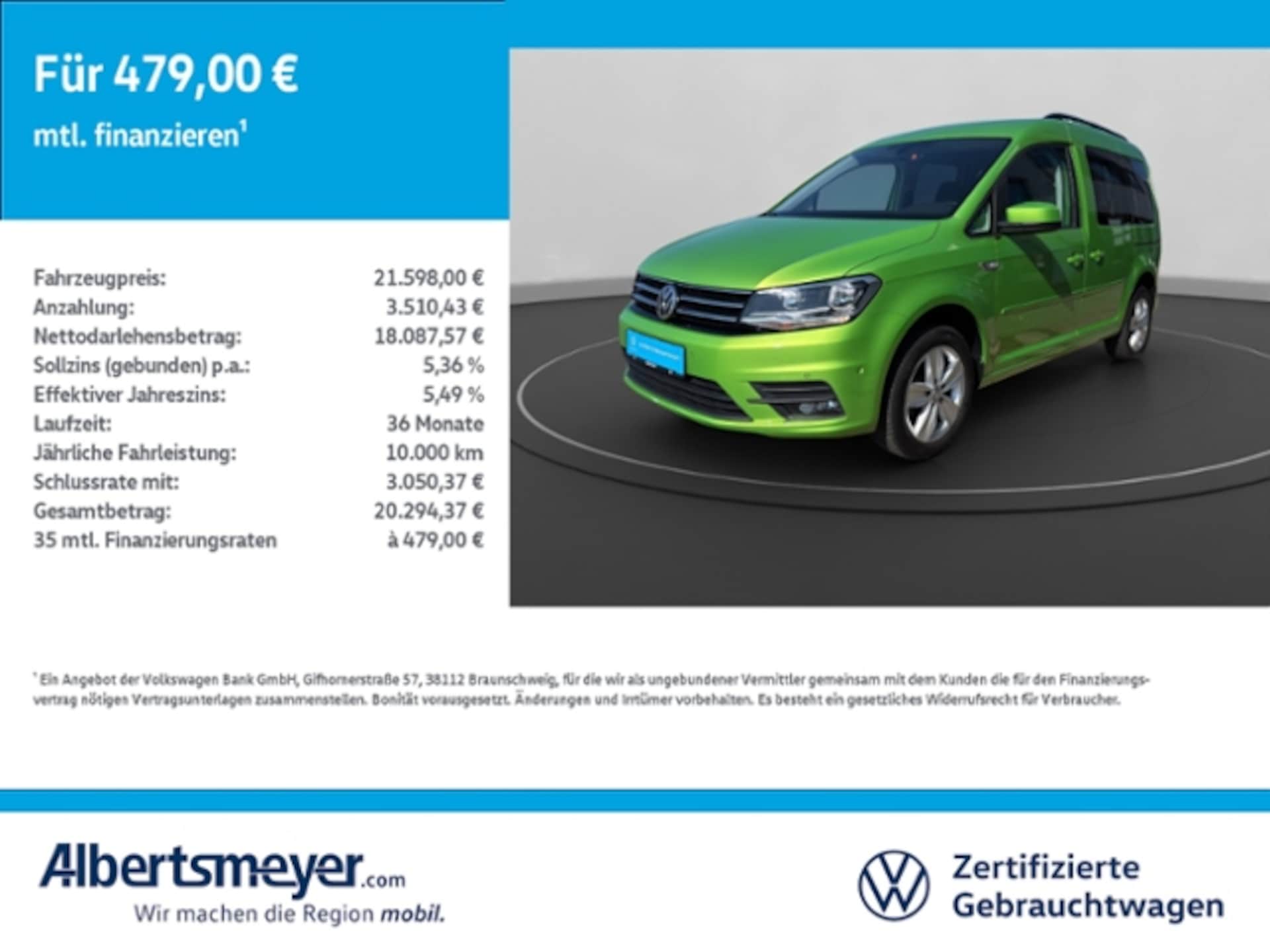Volkswagen Caddy Comfortline