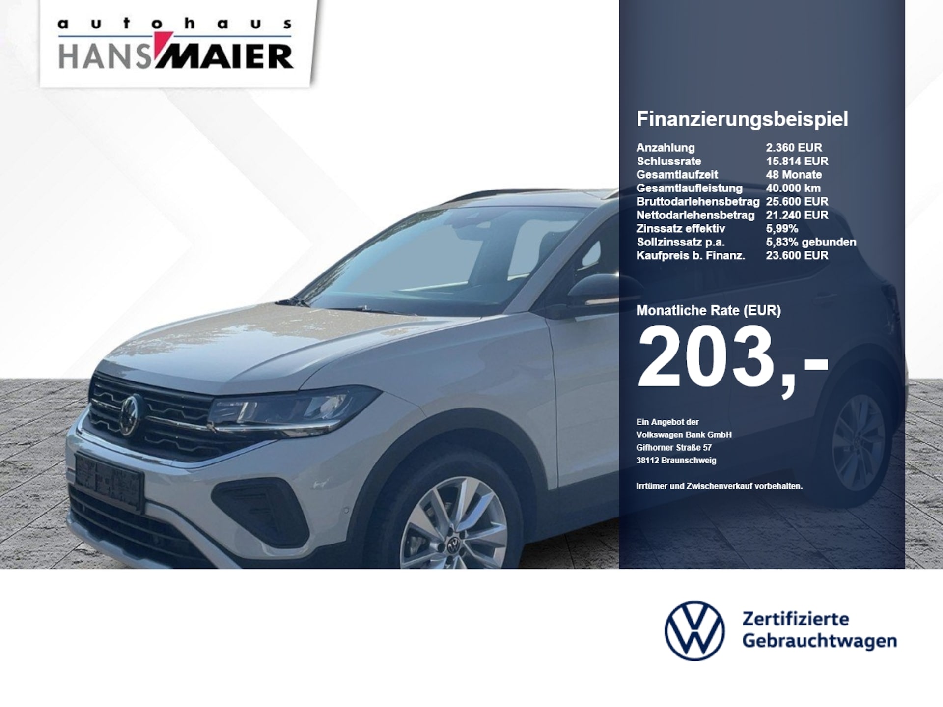 Volkswagen T-Cross ENERGY