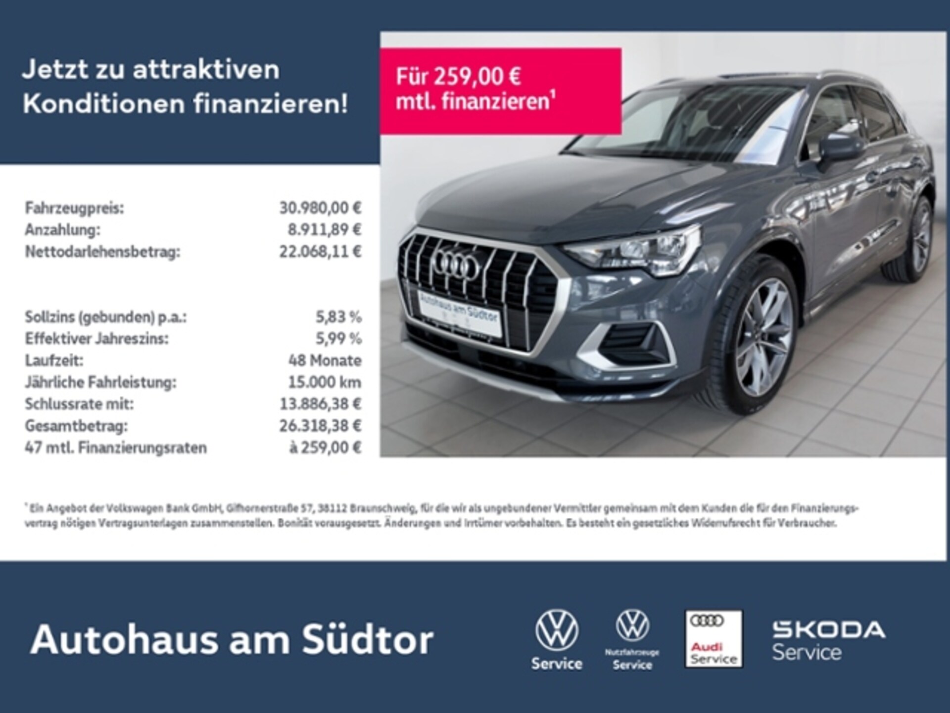 Audi Q3 SUV advanced