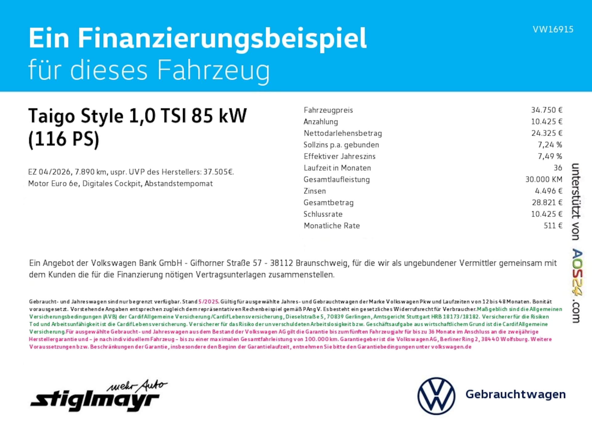 Volkswagen Taigo Style