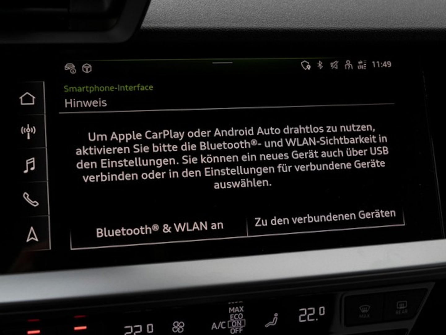 Bild über Audi A3 Sportback S line 40 TFSI quattro S tronic - für weitere Informationen kontaktieren Sie den Audi Partner