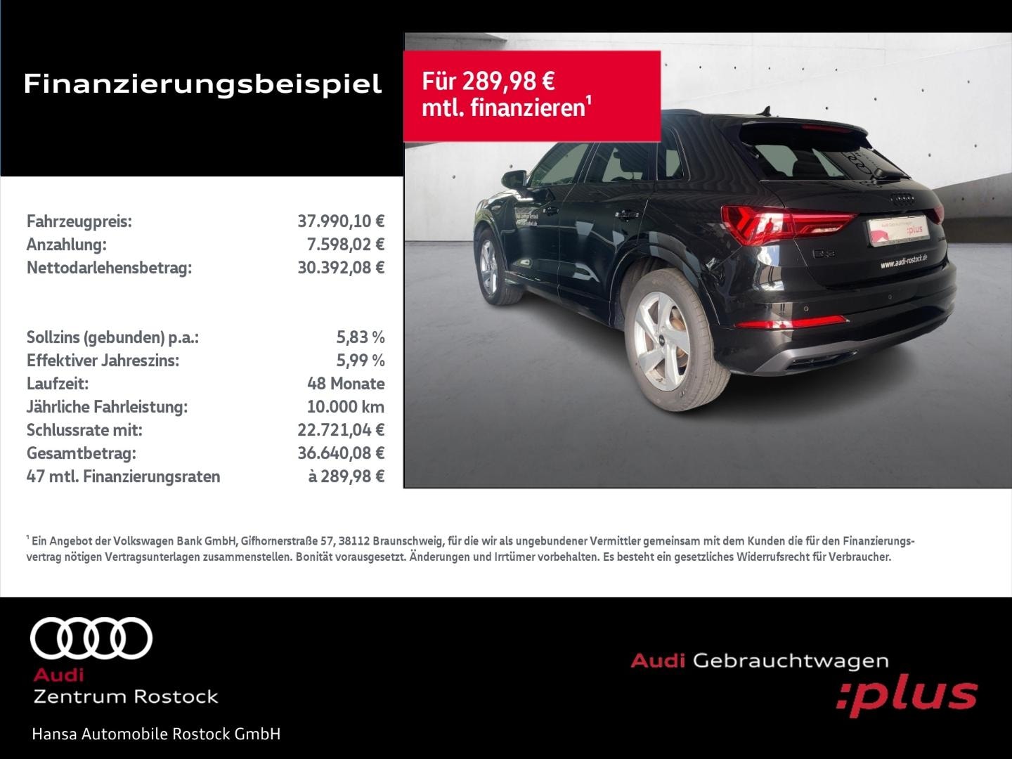 Bild über Audi Q3 advanced 35 TFSI S tronic - für weitere Informationen kontaktieren Sie den Audi Partner