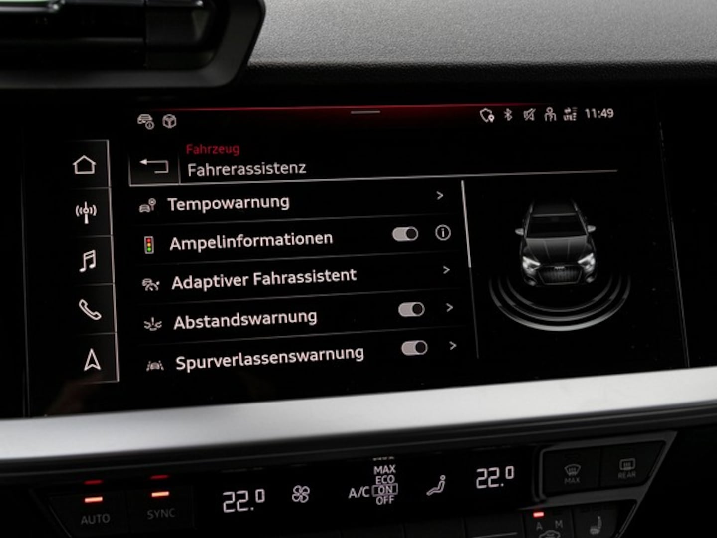 Bild über Audi A3 Sportback S line 40 TFSI quattro S tronic - für weitere Informationen kontaktieren Sie den Audi Partner