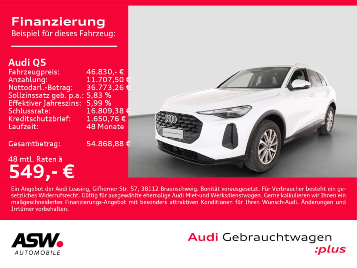 Bild über Audi Q5 SUV TDI quattro 150 kW S tronic - für weitere Informationen kontaktieren Sie den Audi Partner