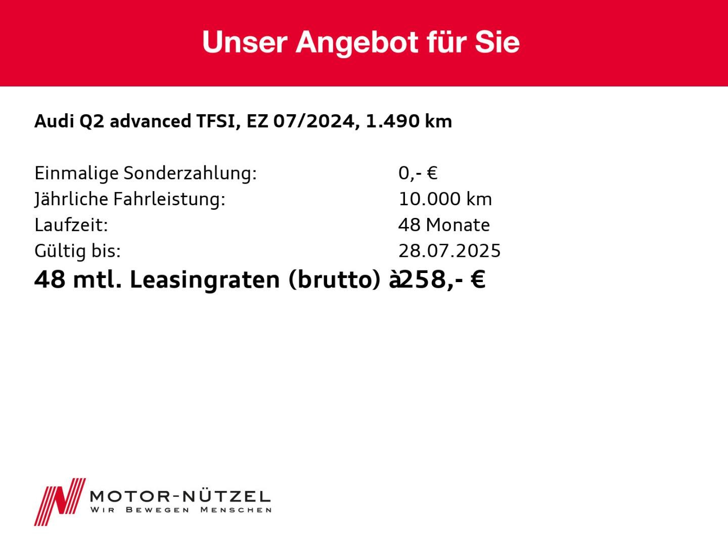 Image about Audi Q2 advanced 30 TFSI Schaltgetriebe