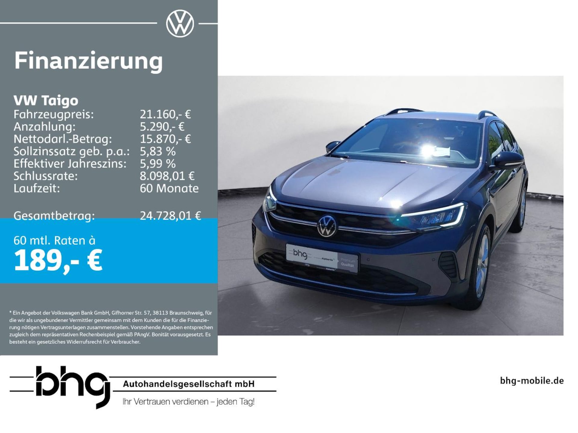 Volkswagen Taigo Life