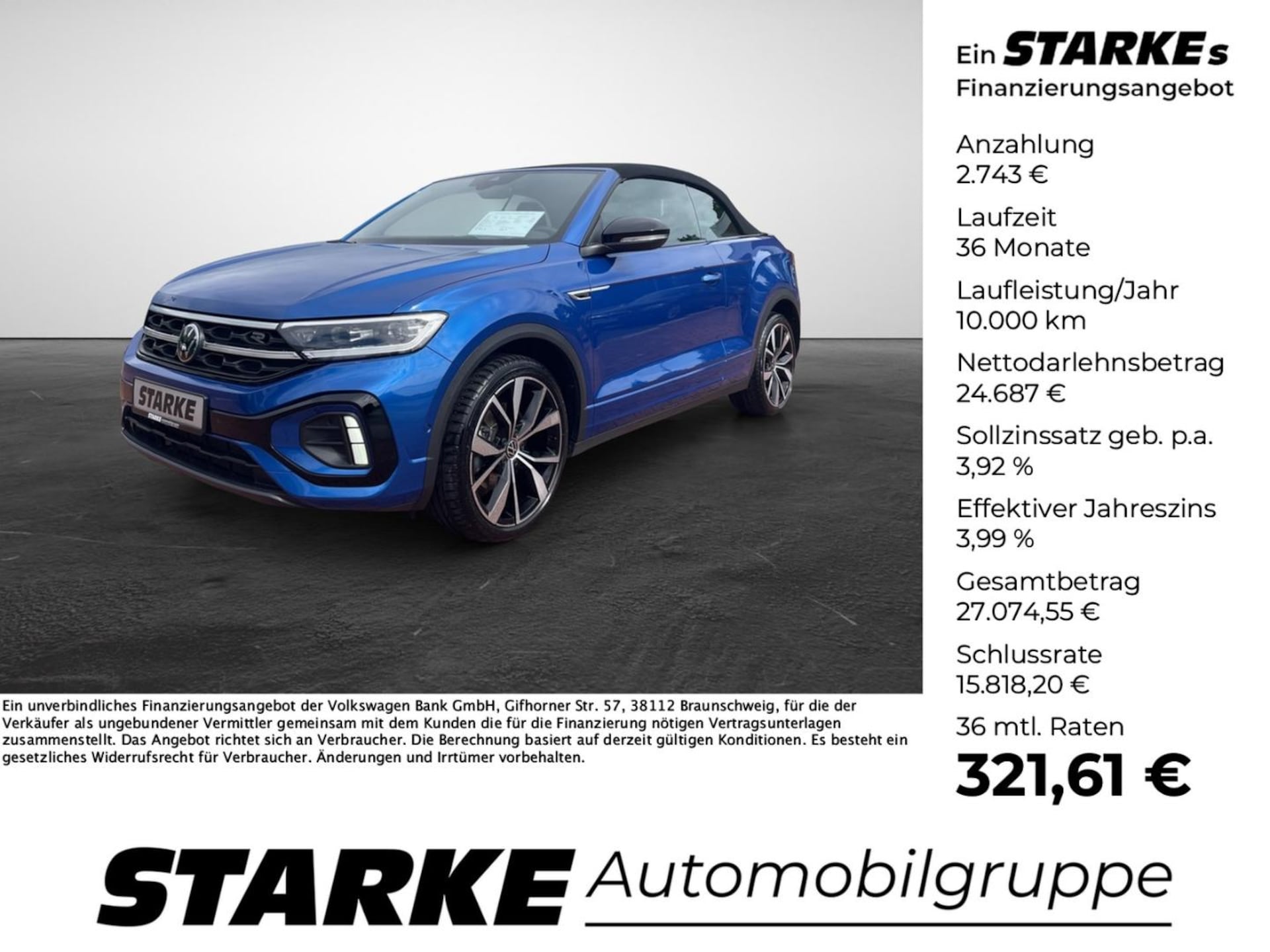 Volkswagen T-Roc Cabriolet 2023