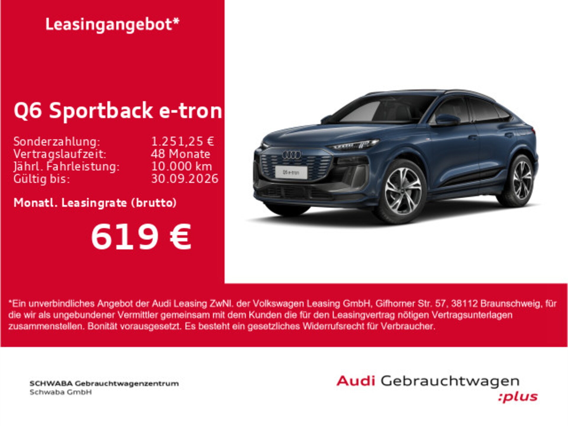 Audi Q6 Sportback e-tron