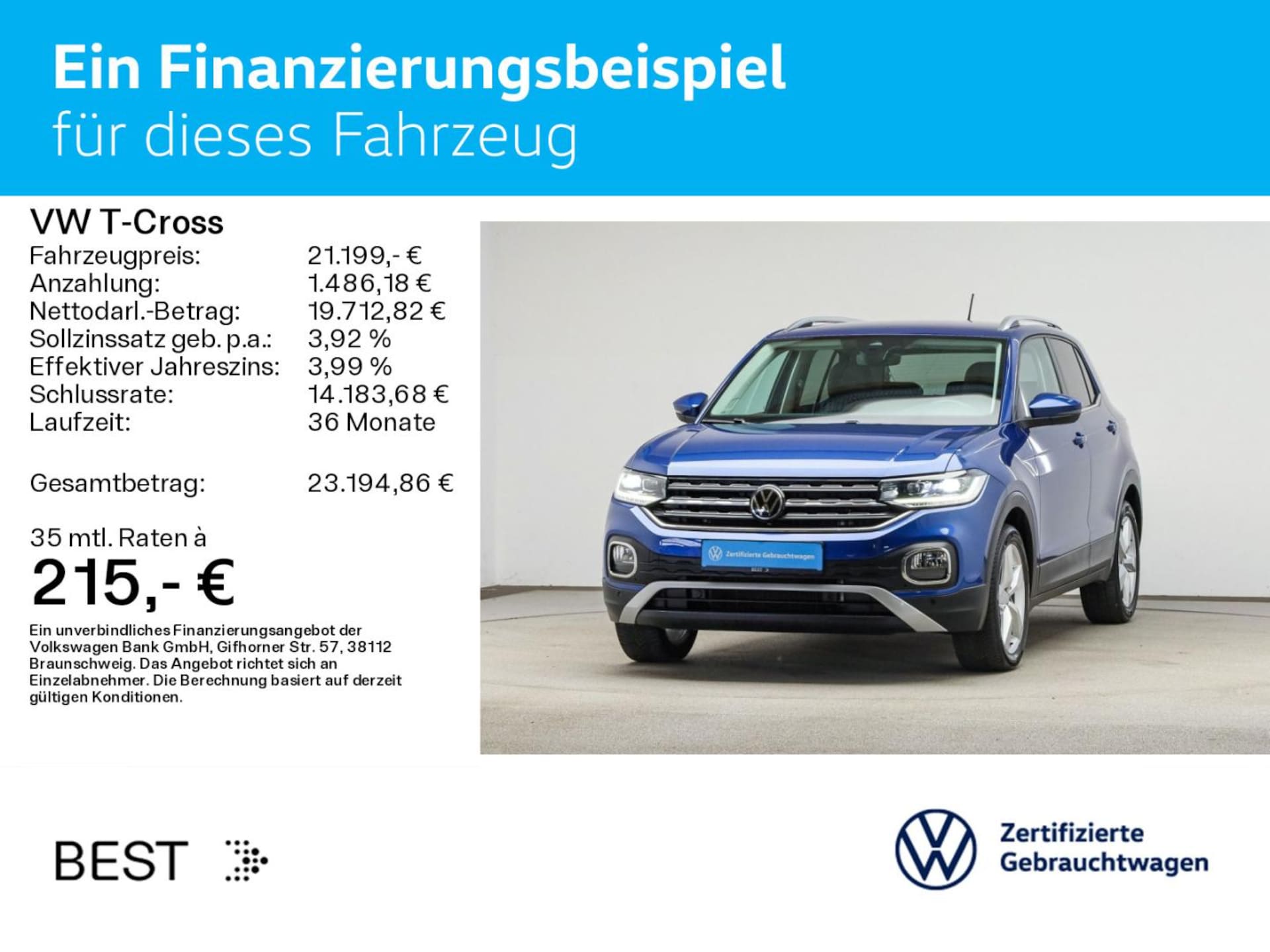 Volkswagen T-Cross Style