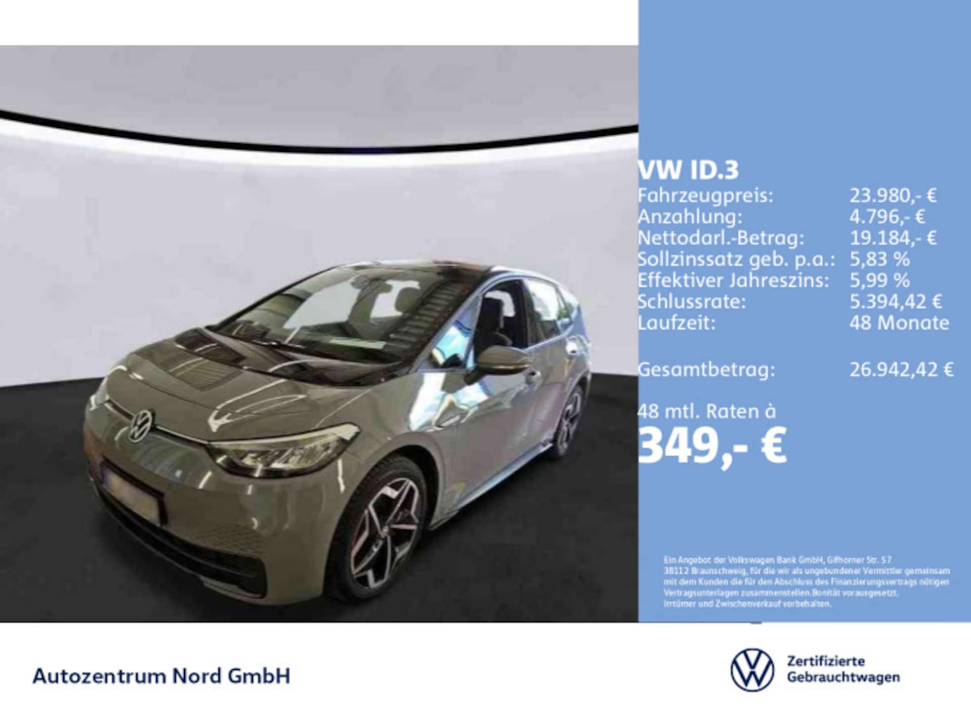 Volkswagen ID.3 Pro Performance