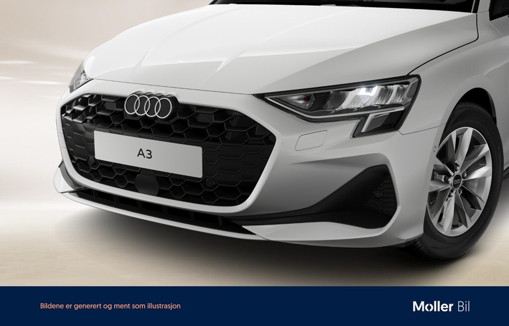 Bild som visar&nbsp;Audi A3 Sportback&nbsp;A3 Sportback TFSI Proline 110 kW S tronic - för mer information kontakta din Audi Partner