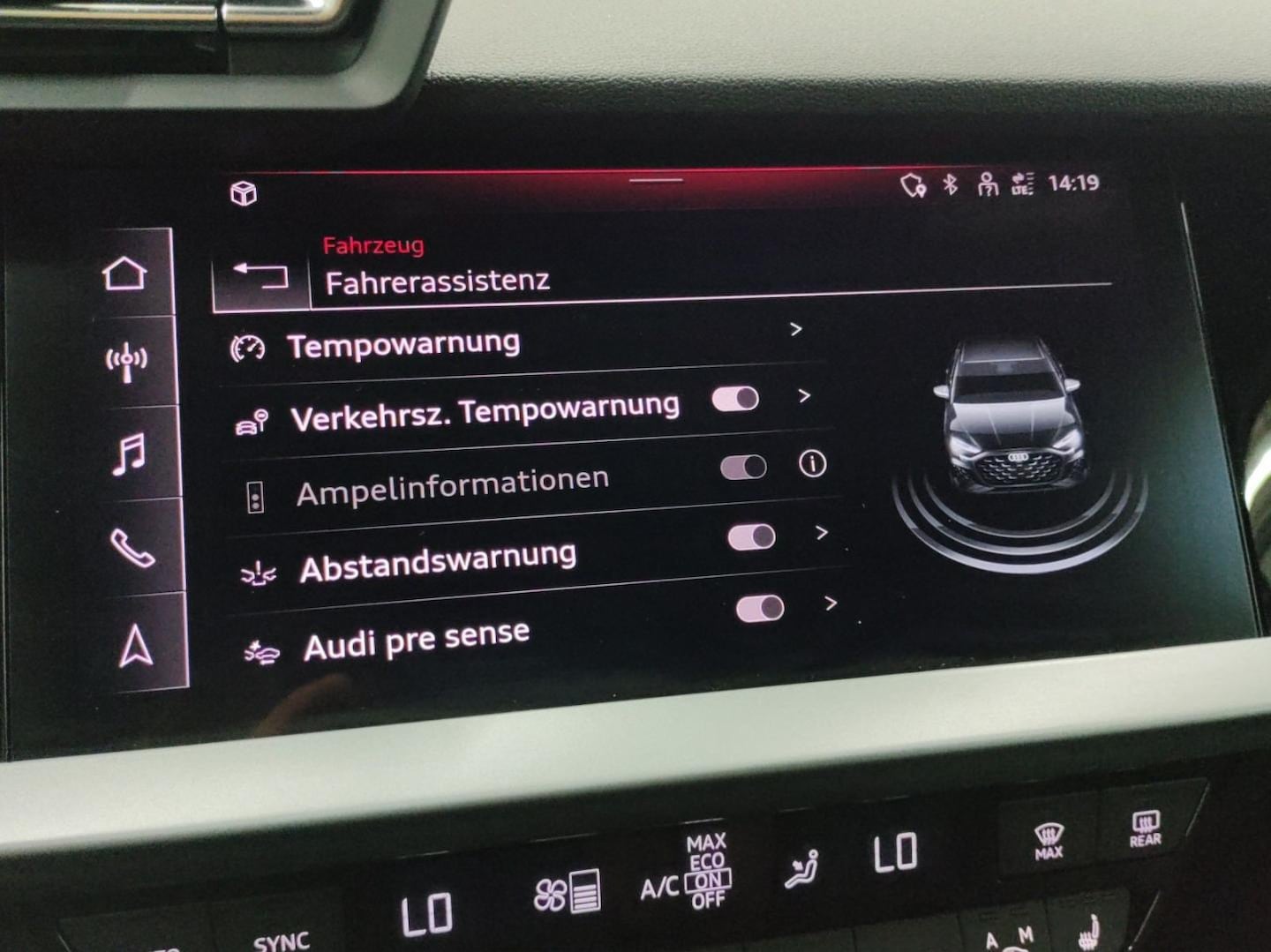Bild über Audi A3 Limousine advanced 35 TFSI S tronic - für weitere Informationen kontaktieren Sie den Audi Partner