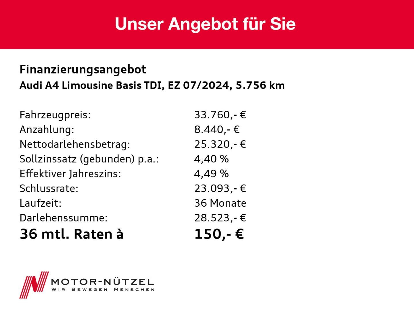 Image about Audi A4 Limousine 30 TDI S tronic
