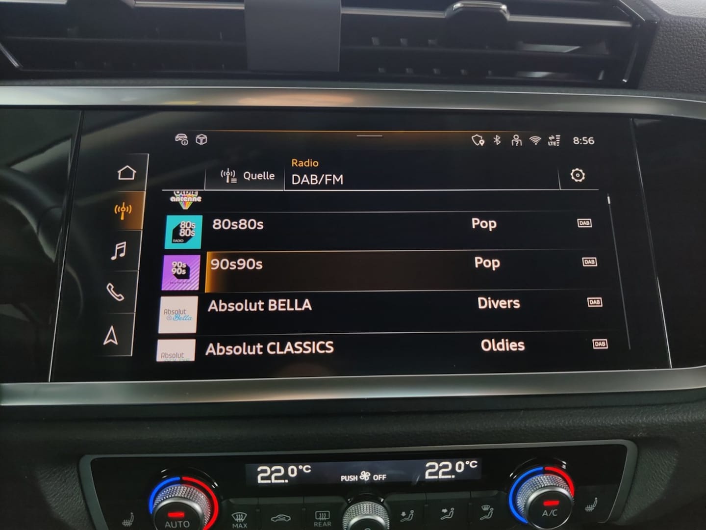 Bild über Audi Q3 Sportback TFSI 110 kW S tronic - für weitere Informationen kontaktieren Sie den Audi Partner