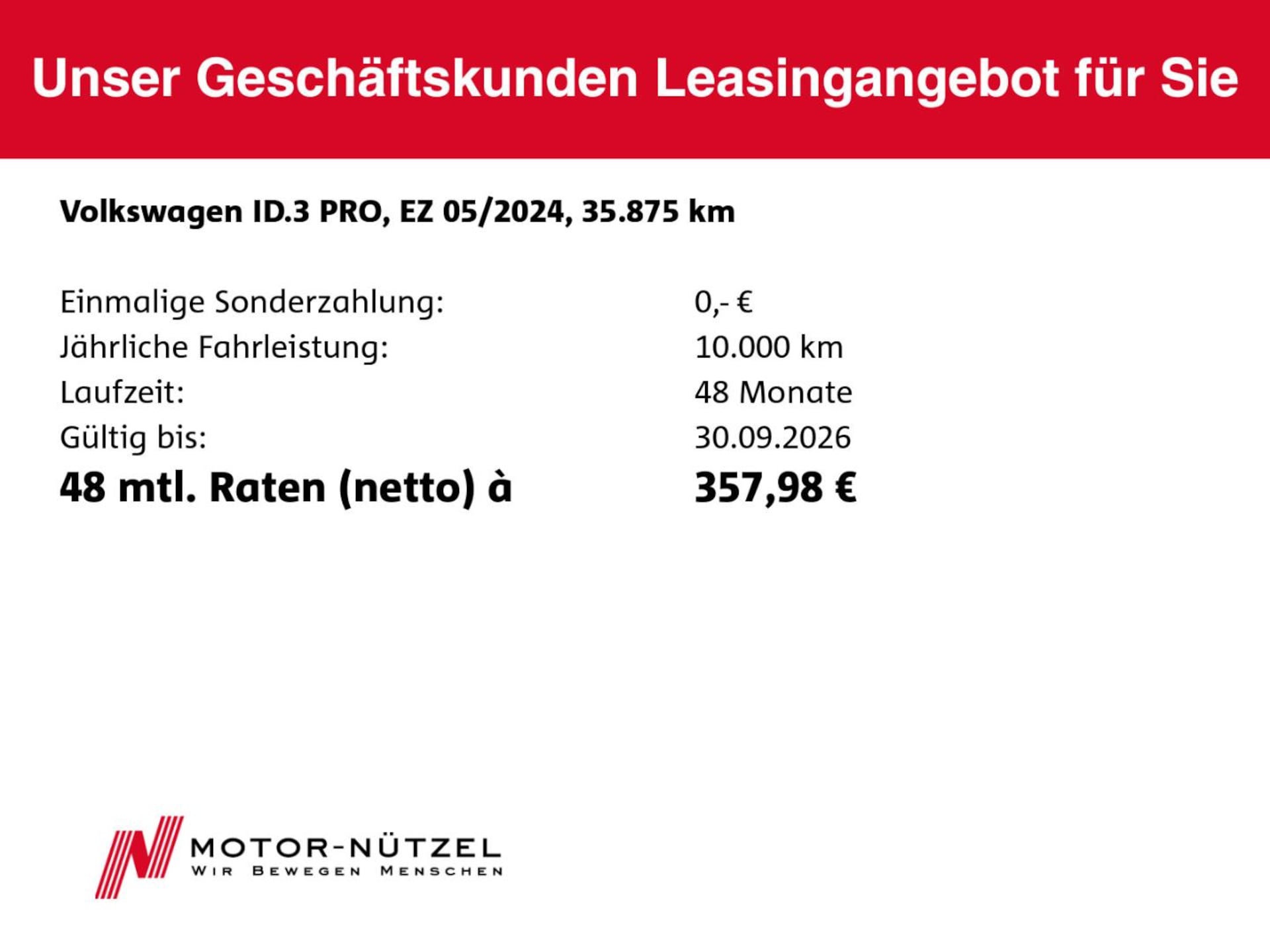 Volkswagen ID.3 MOVE Pro