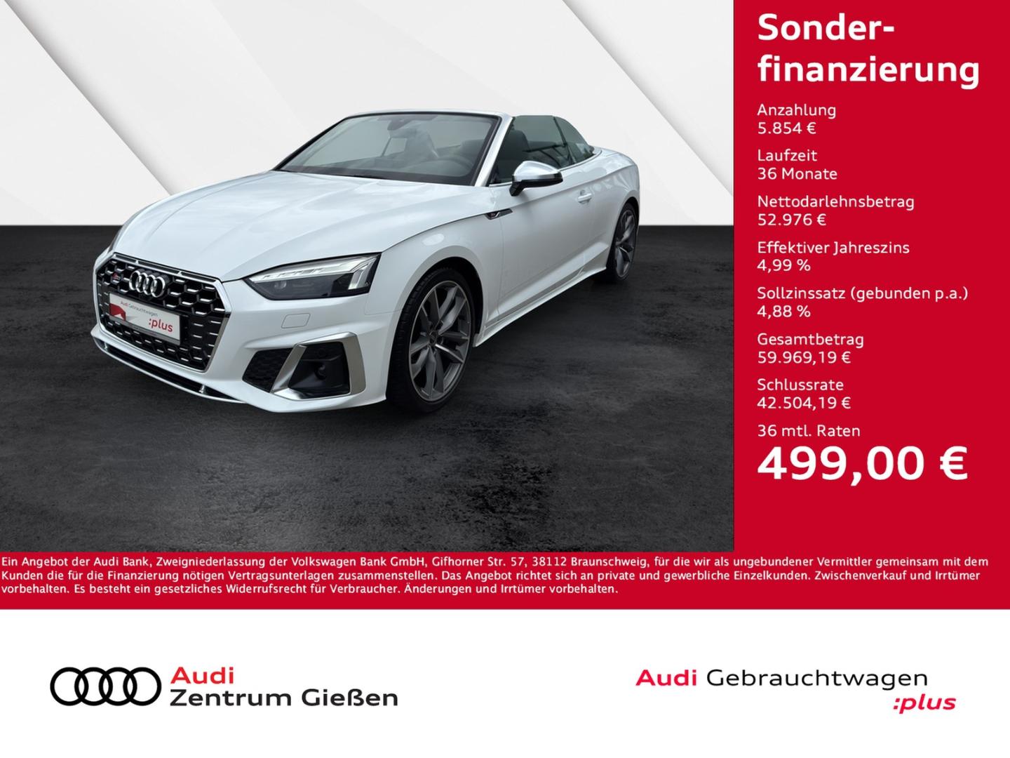 Image about Audi S5 Cabriolet S5 Cabrio TFSI 260(354) kW(PS) tiptronic