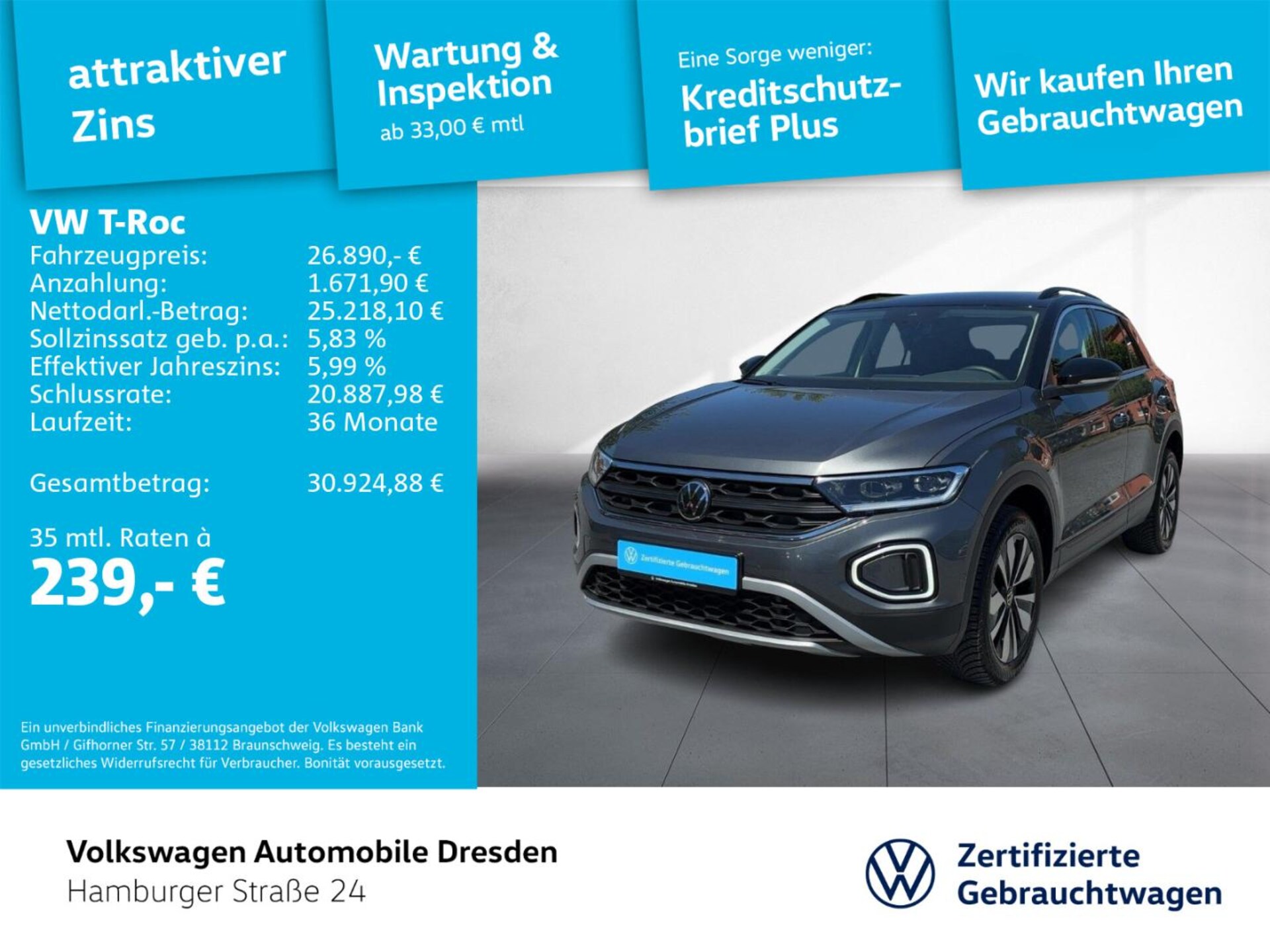 Volkswagen T-Roc Life