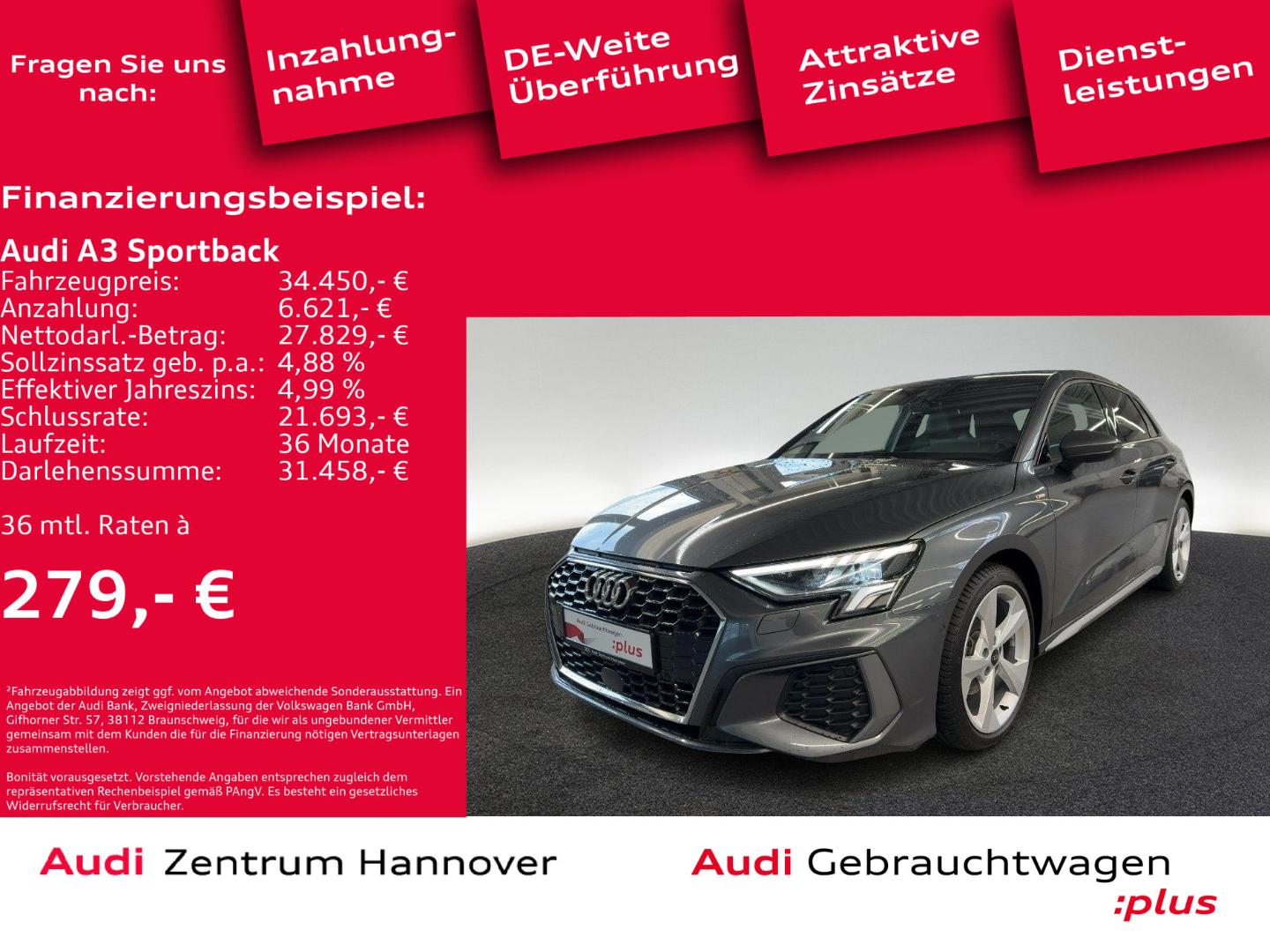 Image about Audi A3 Sportback S line 35 TFSI S tronic