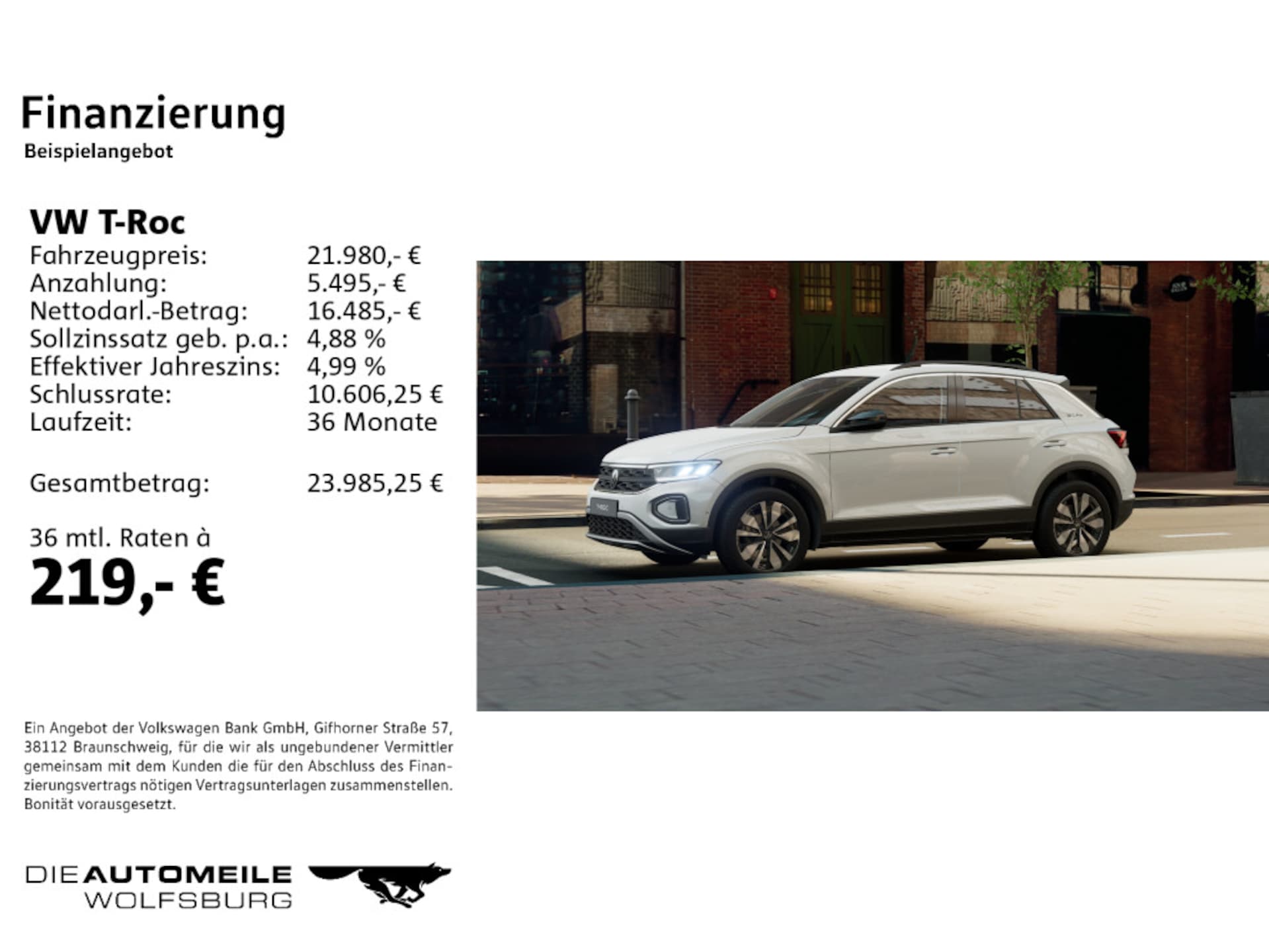 Volkswagen T-Roc Goal