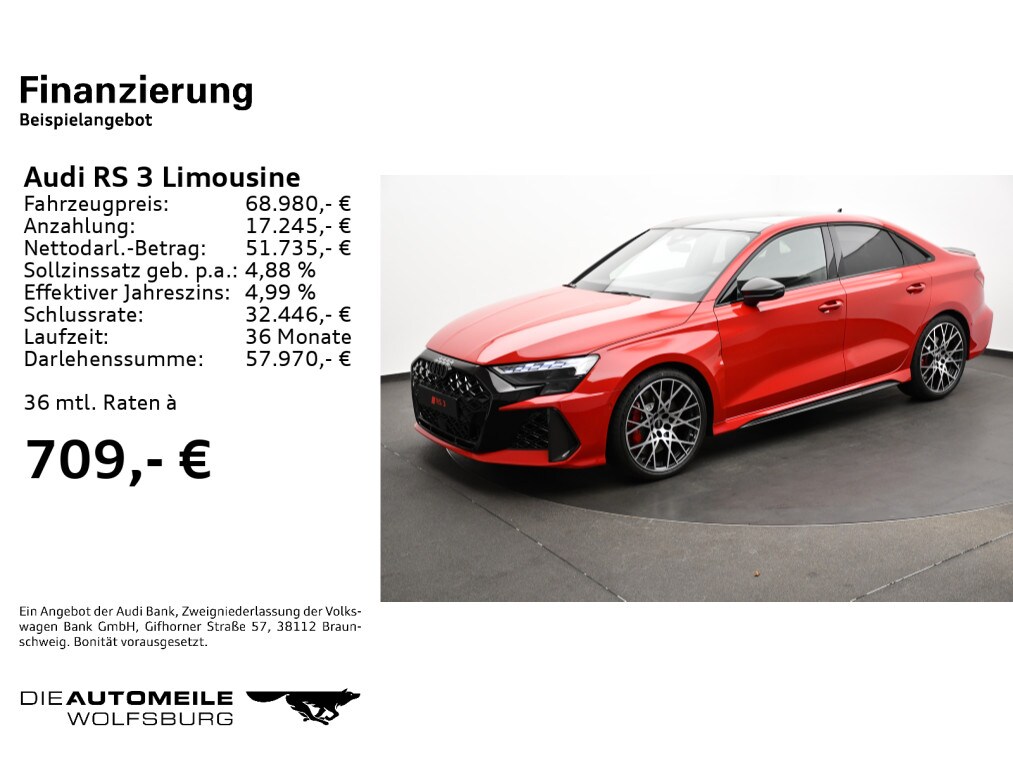 Image about Audi RS 3 Limousine TFSI quattro S tronic
