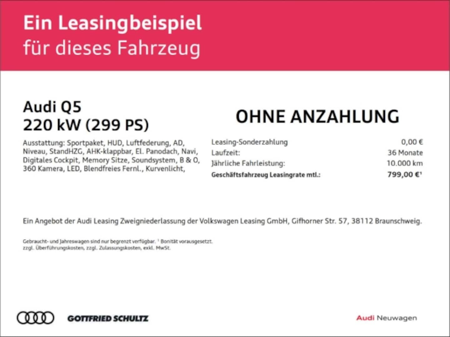 Bild über Audi Q5 SUV TDI quattro 220 kW S tronic - für weitere Informationen kontaktieren Sie den Audi Partner