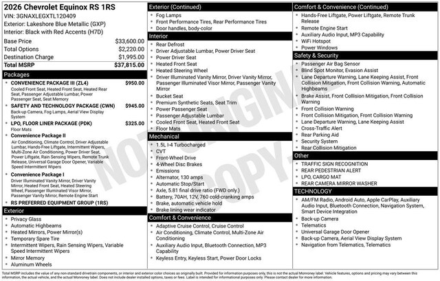 2026 Chevrolet Equinox