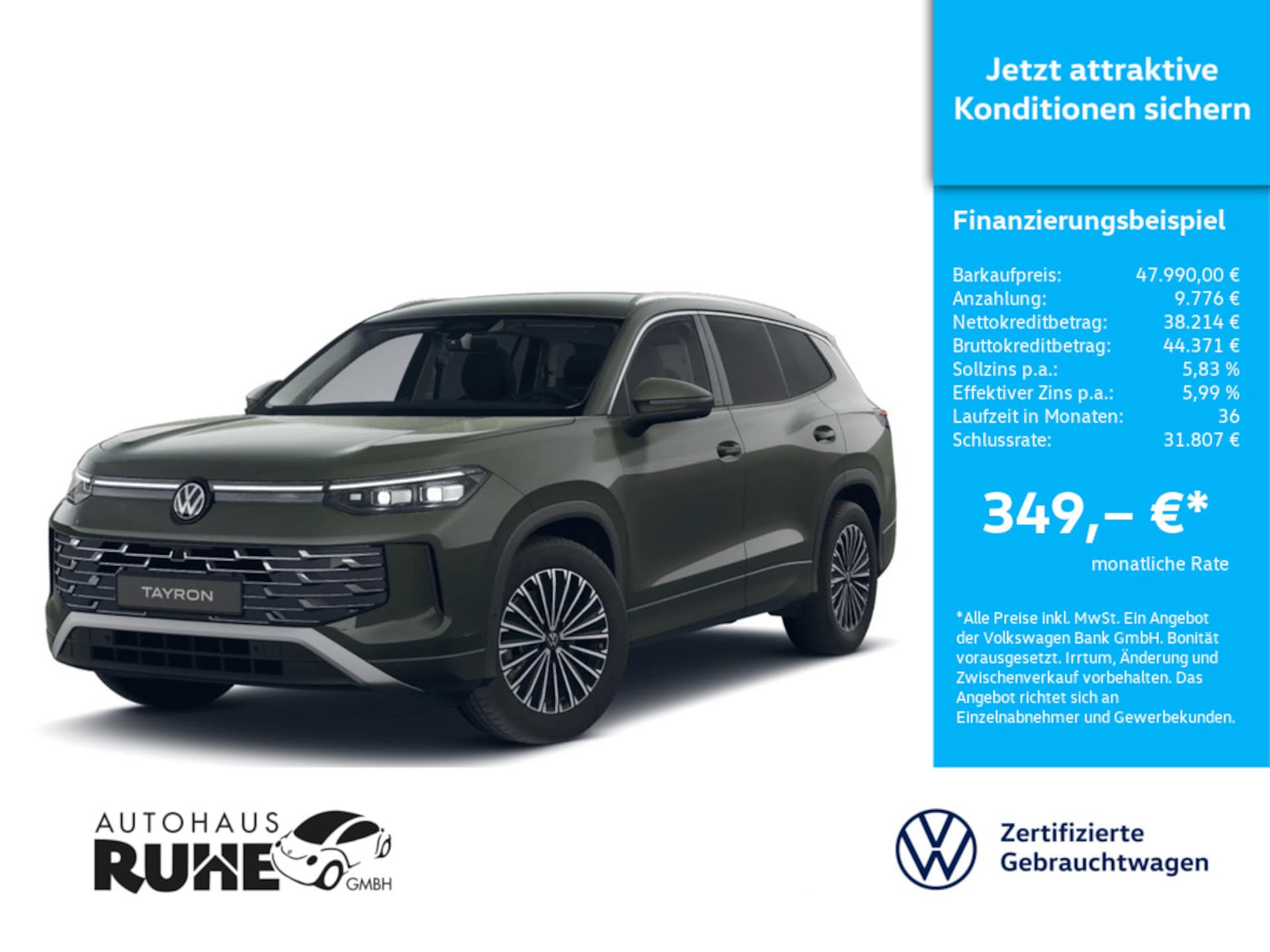 Volkswagen Tayron Elegance