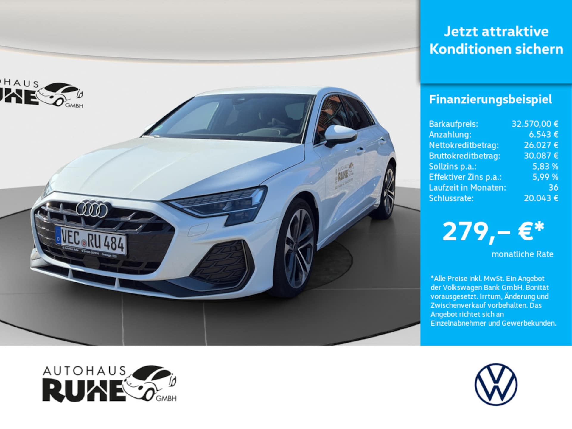 Audi A3 Sportback S line