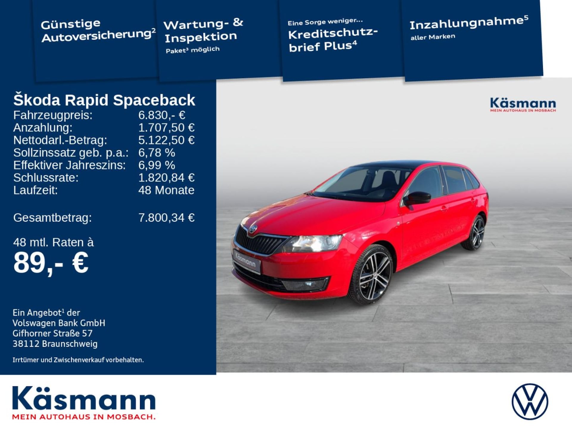 Skoda Rapid Spaceback Ambition