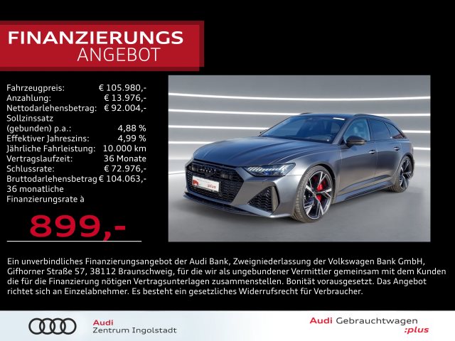 Image about Audi RS 6 Avant performance TFSI quattro tiptronic