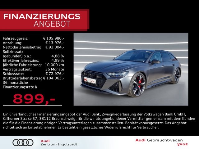 Image about Audi RS 6 Avant performance TFSI quattro tiptronic