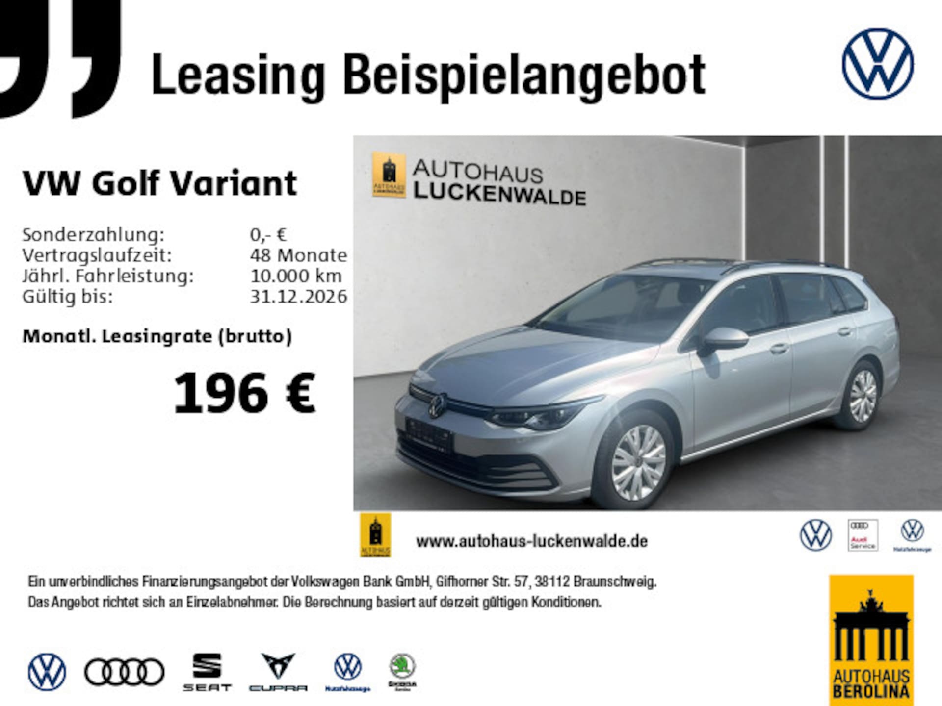 Volkswagen Golf Variant Life