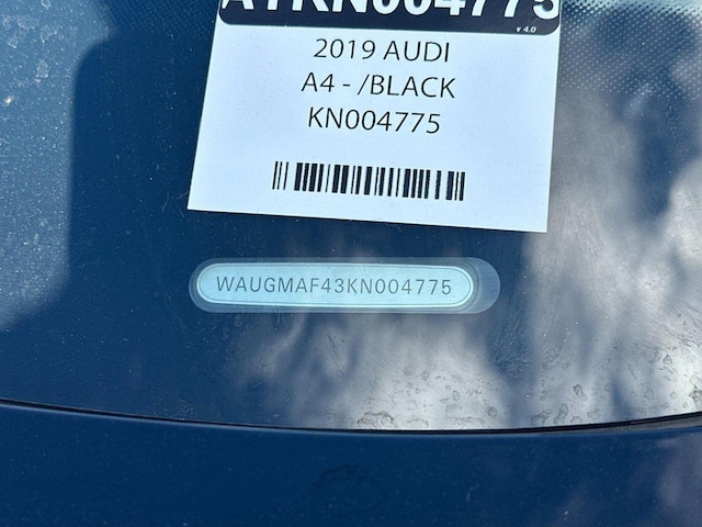 2019 Audi A4 Sedan