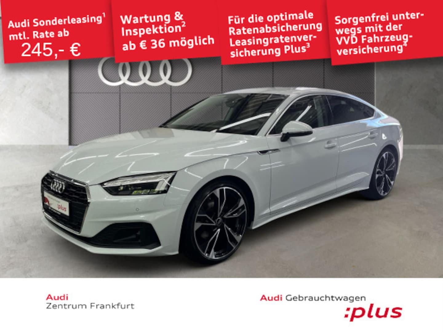 Bild über Audi A5 Sportback 35 TFSI Schaltgetriebe - für weitere Informationen kontaktieren Sie den Audi Partner