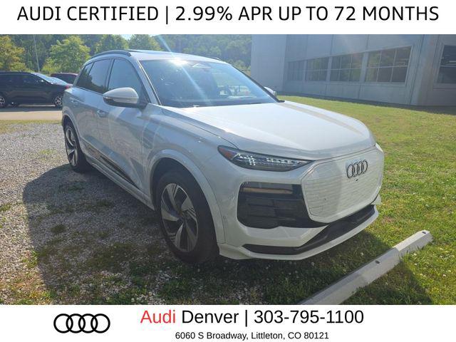 Certified 2025 Audi Q6 e-tron Premium Plus with VIN WA124BGF4SA055318 for sale in Littleton, CO