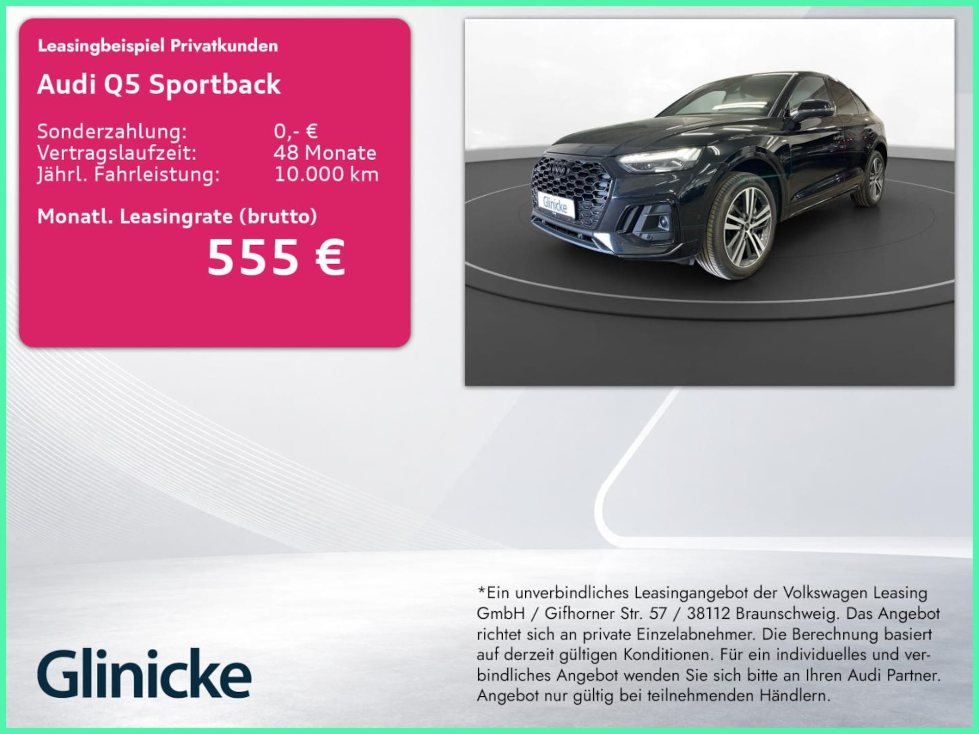 Audi Q5 Sportback TFSI e S line